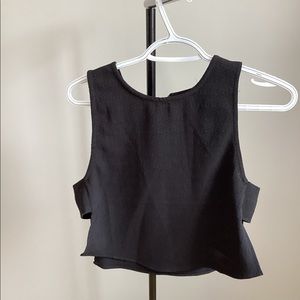 Silence and noise (urban outfitters) black tank